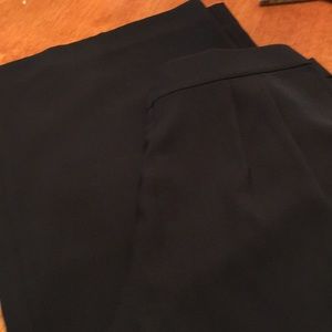 J. Crew, crepe, cropped pants, 14, black, NWT